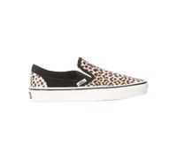 Vans - Skate shoes - Classic Slip-On Black Leopard for Women - Size 5 UK - Brown Brown 5 UK