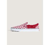 Vans - Slip-On Checkerboard Shoes, Man, Red, Size: 4