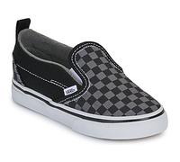 VANS Toddler Checkerboard Slip-on Hook And Loop Shoes (1-4 Years) ((checkerboard) Blk/pewter) Toddler Grey, Size 4.5