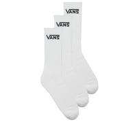 Vans Classic Crew Socks White/Black (3 Pairs) - S