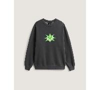 Vans - Star Checker Crew Sweatshirt, Man, Black, Size: XXL