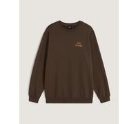 Vans Stomper Loose Fit Crew Sweatshirt Dark Brown - L