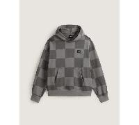Vans - Stretch Logo Checkerboard Pullover Hoodie, Man, Grey, Size: S