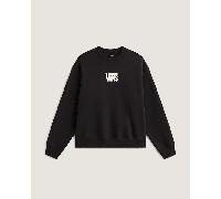 Vans - Stretch Logo Crew Sweatshirt, Man, Black, Size: XL