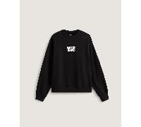 Vans - Stretch Logo Crew Sweatshirt, Man, Black, Size: XXL