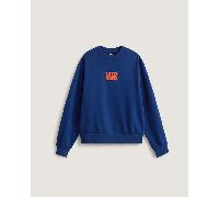 Vans - Stretch Logo Crew Sweatshirt, Man, Blue, Size: XS