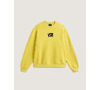 Vans - Stretch Logo Crew Sweatshirt, Man, Yellow, Size: XXL