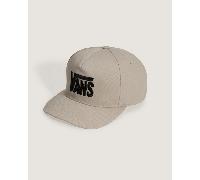 Vans - Stretch Logo Snapback Hat, Man, Beige, Size: One size
