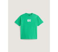 Vans - Stretch Logo SS Tee Vivid Verdant, Man, Green, Size: XS