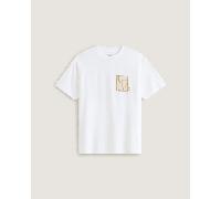 Vans Stretch Stack Crackle Short Sleeve T-shirt White L Men