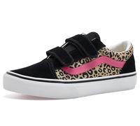 Vans T Old Skool V Pop, Unisex Kids' Hi-Top Sneakers, Black (Black/Green Flash)