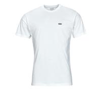 Vans Mens Men’s Left Chest Logo T-Shirt in White Cotton - Size Small