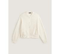 Vans - Teddy Round Neck Cardigan, Woman, White, Size: S