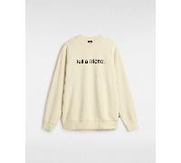Vans - Tell a Friend Crew Sweatshirt, Man, Beige, Size: L