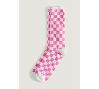 Vans - Ticker Crew Checkerboard/Pink Pizz - Socks - pink - S - 68% Cotton, 28% Nylon, 4% Elastane S