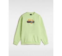 Vans - Times Up Crew Sweatshirt, Man, Green, Size: M