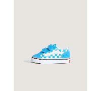 Vans - Toddler Old Skool V Checkerboard Shoes (1-4 Years), Blue, Size: 3.5