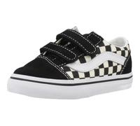 Vans Toddler Old Skool V VN0A38JNP0S - Size 7.5C, (Primary Check) Black/White, 7.5 Toddler
