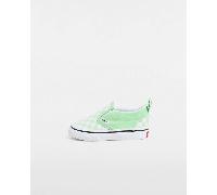 Vans - Toddler Slip-On Shoes (1-4 Years), Green, Size: 3.5