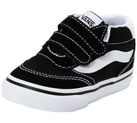 Vans Toddler's Brooklyn Mid V, Black, 1.5