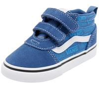 Vans Toddler's Ward Mid Velcro Sneaker, Tonal Logo Bijou Blue, 4 UK