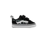 Vans Toddler's Ward Velcro Sneaker, sea Creature Glow Black, 1.5 UK