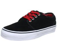 Vans U 106 Vulcanized VR2ISN4 Unisex Adult Trainers, Black Schwarz Suede Blk Red, 8 UK
