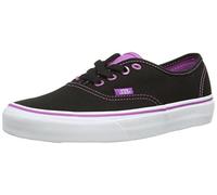 Vans U Authentic, Unisex Adults Skateboarding Shoes, Black (Black/Radiant Orchid), 3.5 UK (36 EU)