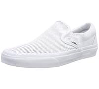 Vans U Classic Slip-on Perf Leather, Unisex Adults' Low-Top Sneakers, White ((perf Leather),3.5 UK, 36 EU