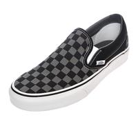 Vans Ua Classic Slip-On Shoes - Black / Pewter Checkerboard - Slip-On Shoes