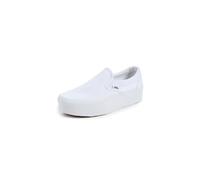 Vans Ua Classic Slip-On Stackform Sneakers, Canvas True White, 5 US Women/3.5 US Men