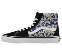 Vans UA SK8 Hi Floral Black White Womens Suede & Canvas Skate Trainers