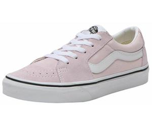 Vans UA Sk8 Low Pink White Womens Leather & Canvas Trainers