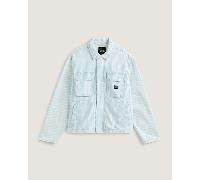 Vans - Umber Denim Stripe Jacket, Man, Grey, Size: M