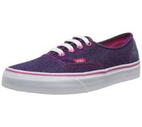 Vans Unisex-Adult Authentic Low-Top Trainers VVOEC39 Shimmer/Magenta 4 UK, 36.5 EU