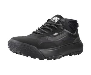 Vans Unisex-Adult U MTE Crosspath Mid Hiking Shoe, Black/Black, 9.5-11