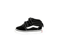 Vans Boy's Unisex Kids Ward Mid V Sneaker, (Suede/Canvas) Black/White, 5 UK Child