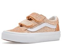 Vans Unisex Children's Old Skool™ V (Little Kid) Trainers, glitter apricot glow, 12 UK