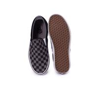 VANS Checkerboard Classic Slip-on Shoes (black/pewter Checkerboard) Men,women Grey, Size 8
