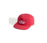 Vans Unisex Classic Snapback Hat - Red Cotton - One Size