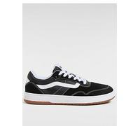 Vans Unisex Cruze 30 Trainers, Black/White, Size 4, Men Black/White
