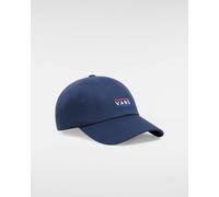 Vans Unisex Half Box Curved Bill Jockey Hat - Dark Blue Cotton - One Size