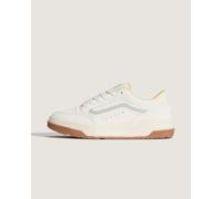 Vans Unisex Hylane Sneakers - White Leather - Size UK 4.5