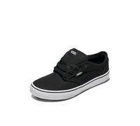 Vans Atwood, Unisex Kids' Low-Top Sneakers, Black (Canvas Black/White), 12.5 Child UK (30 1/2 EU)