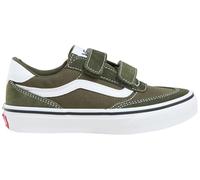 Vans Unisex Kids Brooklyn LS V Sneaker,Leaf White, 2.5/3 UK Child