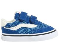 Vans Unisex Kids Brooklyn LS V Sneaker,Retro Logo True Blue, 8 UK Child