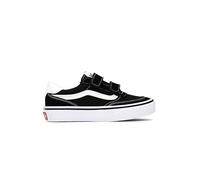 Vans Unisex Kids Brooklyn LS V Sneaker,Suede Canvas Black White, 13 UK Child