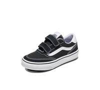 Vans Unisex Kids Brooklyn LS V Sneaker,Suede Canvas Black White, 2.5/3 UK Child