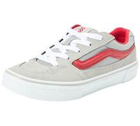 Vans Unisex Kids Caldrone Sneakers, Suede/Mesh Charcoal/Red, 5 UK Child