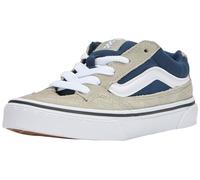 Vans Unisex Kids Caldrone Sneakers, Suede/Mesh Grey/Blue, 2 UK Child